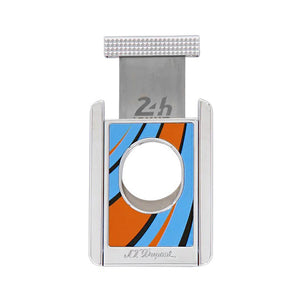 S.T. Dupont CC X Stands Le Mans Orange and Chrome Double Guillotine Cigar Cutter