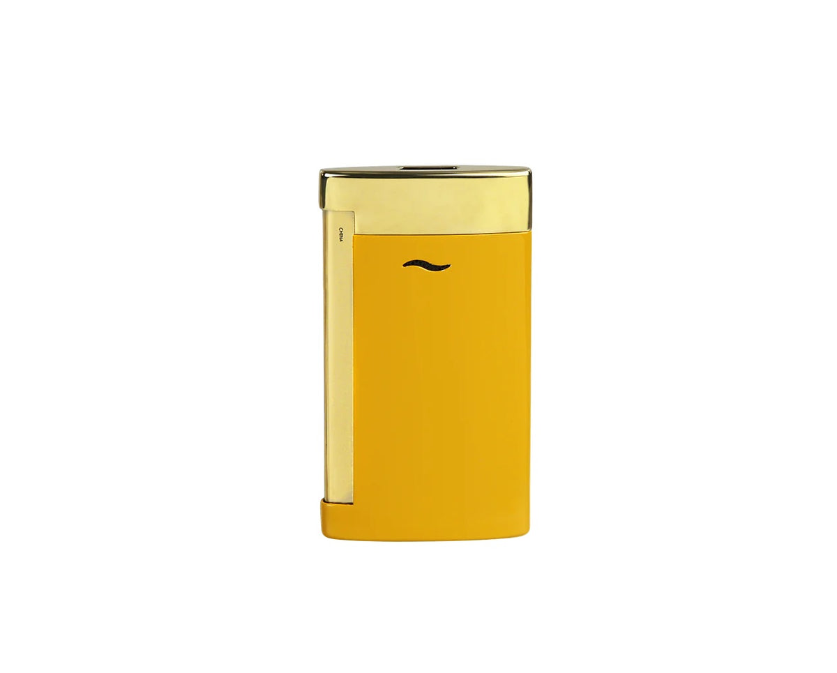 S.T. Dupont Slim 7 Matte Honey and Golden Flat Flame Lighter Lighters
