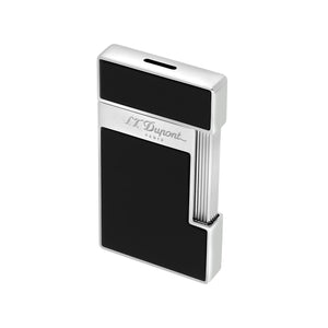 S. T. Dupont Slimmy Black Lacquer and Chrome Lighter