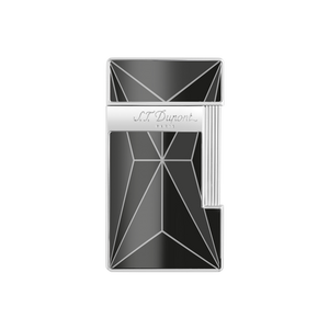S. T. Dupont Fire X Black and Chrome Slimmy Lighter