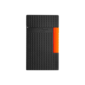 S.T. Dupont Fluo Black and Orange Line 2 Le Grand Cling Flint Lighter