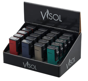 Visol Sledge Color Retail Prepack - 20 Cigar Lighters