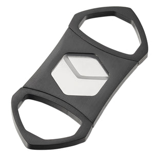 Visol Hex Double Guillotine Cigar Cutter - Black