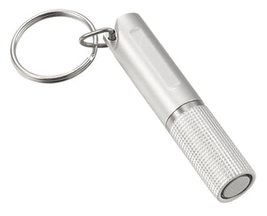 Visol Baton Cigar Punch with Keyring - Silver