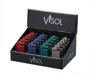 Visol Axis Color Retail Prepack - 20 Cigar Lighters