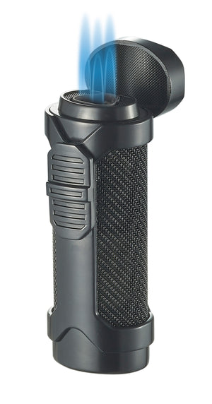 Visol Marlin Triple Flame Torch Lighter - Black