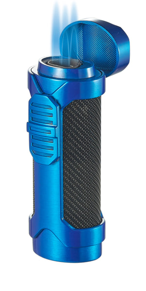Visol Marlin Triple Flame Torch Lighter - Blue