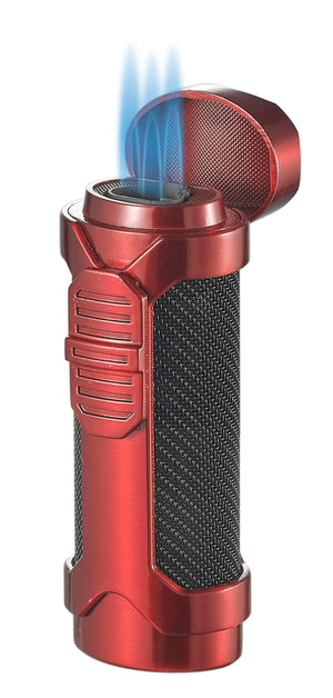 Visol Marlin Triple Flame Torch Lighter - Red