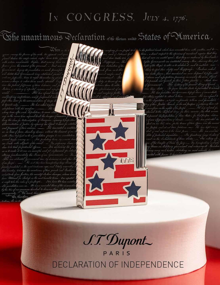 S.T Dupont Line 2 Declaration of Independence Limited Edition Flint Li Lighters Direct
