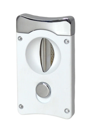 Caseti Wedge V Cigar Cutter - White