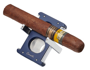 Caseti Trident X 3-in-1 Cigar Cutter - Navy Blue