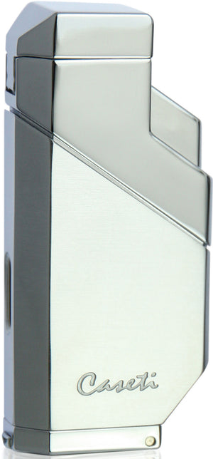 Caseti Cozmo Triple Flame Lighter - Chrome