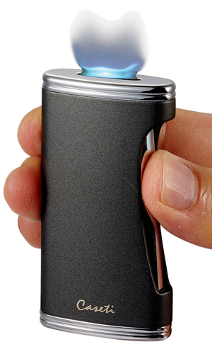 Caseti BigFlat Black Matte Cigar Lighter