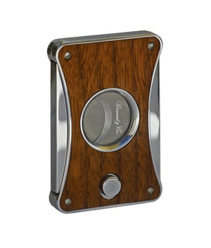 Brizard and Co Elite Series 2 Curly Walnut Wood Cigar Cutter
