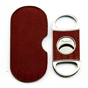 Brizard & Co Double Guillotine Series II Lizard Havana Cigar Cutter