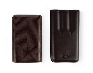 Davidoff Cigar Case XL3 Brown Leather Leaf