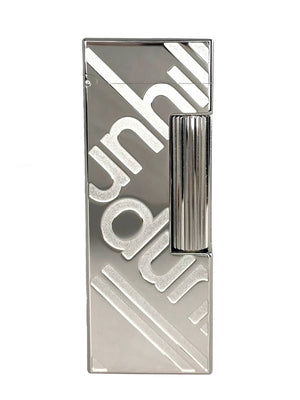 Dunhill Rollagas Canvas Palladium Plated Lighter