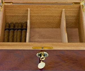 Daniel Marshall Burl Humidor - 100 Cigars