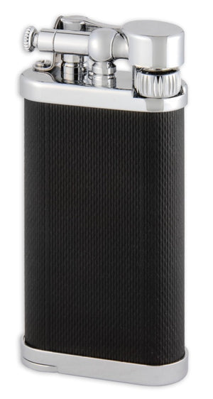 IM Corona Old Boy Black and Chrome ET Pipe Lighter