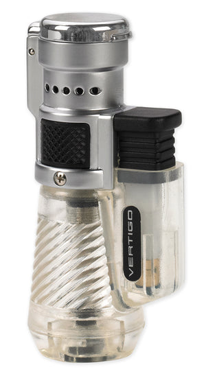Vertigo Cyclone Triple Torch Lighter - Clear