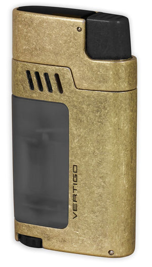 Vertigo Gauntlet Triple Torch Lighter - Gold
