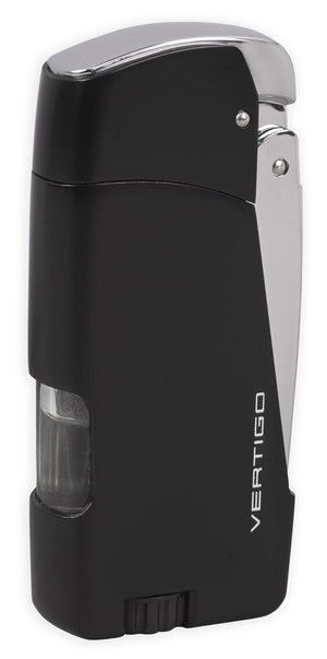 Vertigo Razor Double Torch Lighter - Matte Black