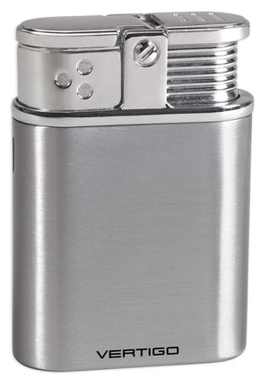 Vertigo Stealth Table Lighter - Brushed Chrome
