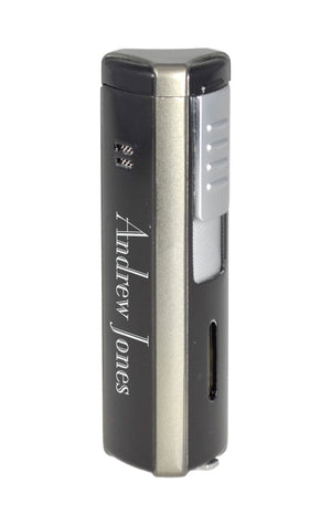 Visol Enigma Triple Flame Cigar Lighter - Silver