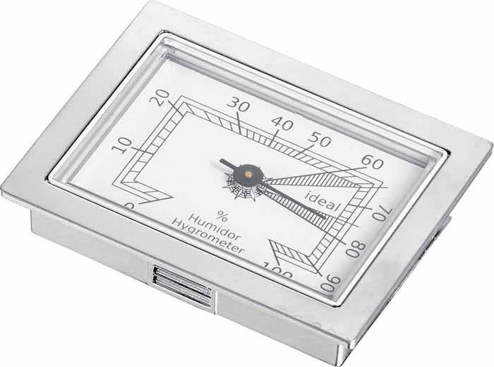 Visol Square Analog Hygrometer for Cigar Humidors