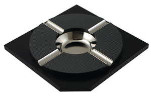 Visol Checkmate Wood and Carbon Fiber Cigar Ashtray