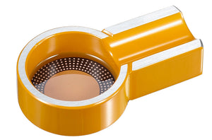 Visol Absolem Single Cigar Ashtray - Mustard Yellow