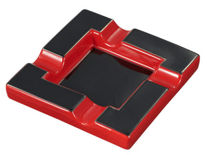 Visol Renner Red & Black Ceramic Cigar Ashtray