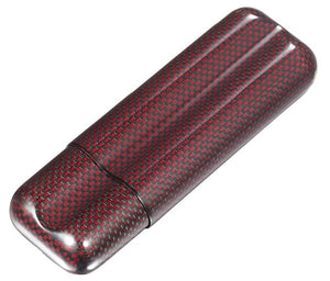 Red Kevlar Cigar Case - 2 Cigars