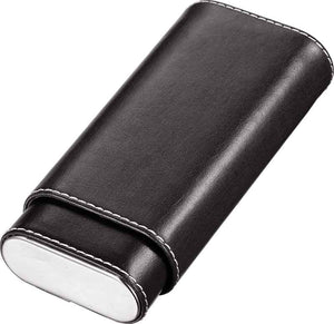 Visol Santa Fe Black Leather Cigar Case