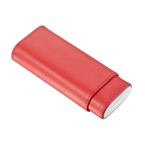 Visol Santa Fe Red Leather Cigar Case