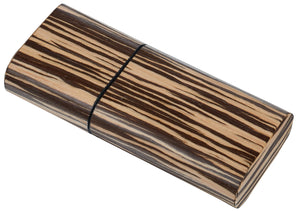 Sawyer Zebrawood Cigar Case - 3 Cigars