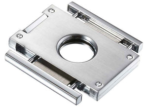 Churchill Brushed Metal Cigar Cutter