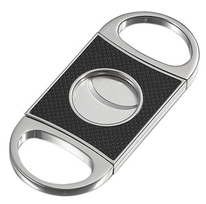 Visol Vincent Carbon Fiber and Polished Chrome Cigar Cutter