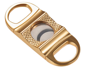 Visol Montana Gold Double Guillotine Cigar Cutter