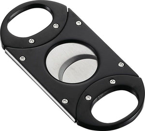 Balboa Black Matte Double Guillotine Cigar Cutter