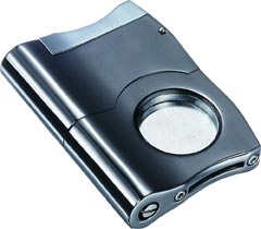 Caracas Gunmetal Finish Stainless Steel Cigar Cutter