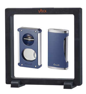 Visol Navy Blue Trident & BigFlat Floating Gift Set