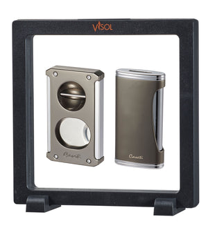 Visol Gunmetal Trident & BigFlat Floating Gift Set