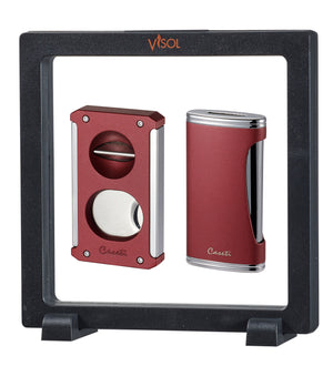 Visol Burgundy Trident & BigFlat Floating Gift Set