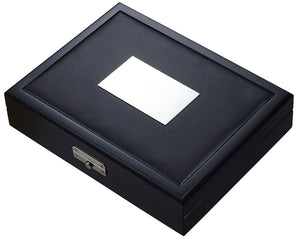 Drako Black Travel Cigar Humidor - Holds 20 Cigars