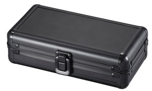 Visol Setke Black Matte Travel Cigar Case - Holds 4 Cigars