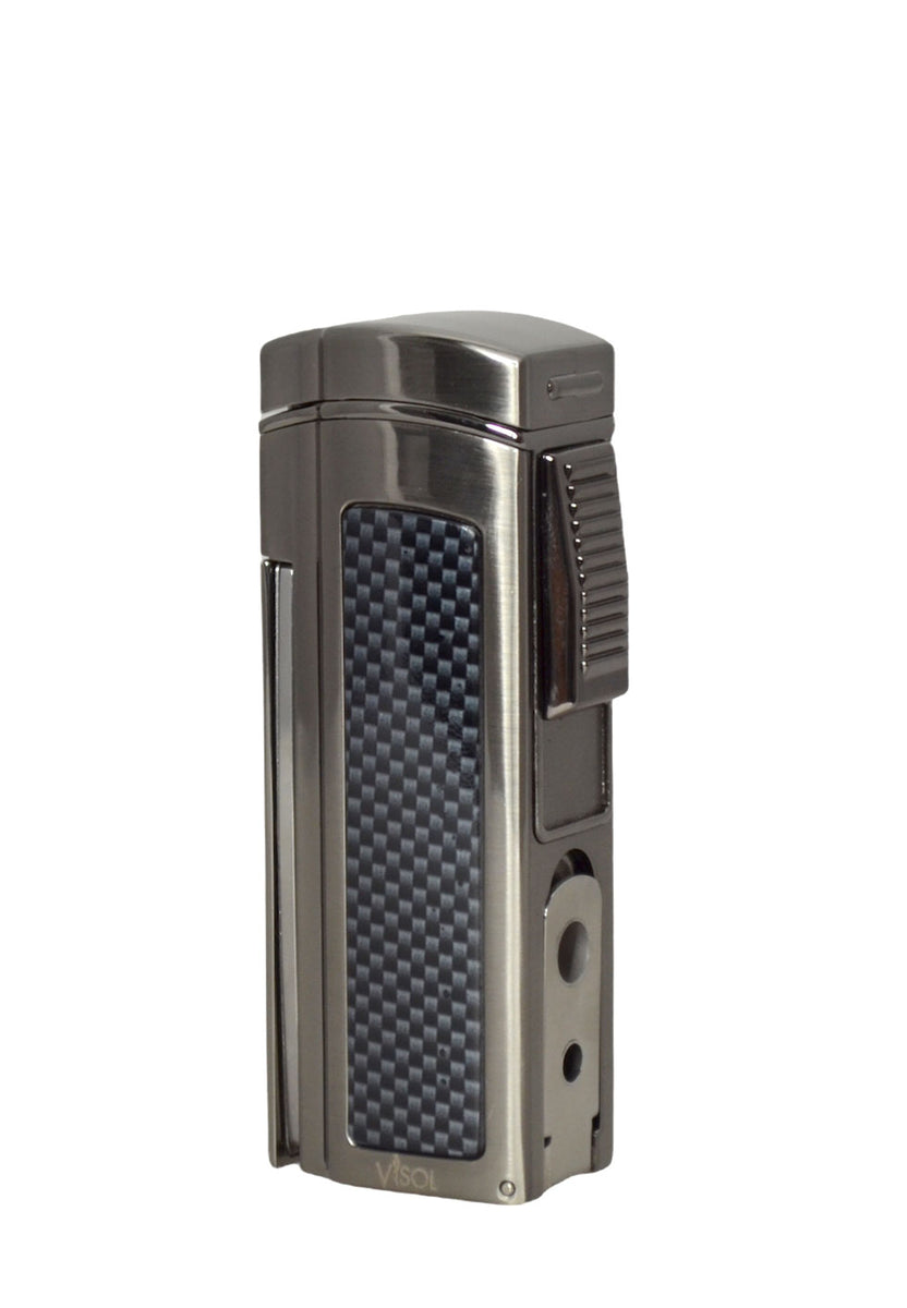 Visol Maui Quad Flame Table Lighter Gunmetal Lighters Direct