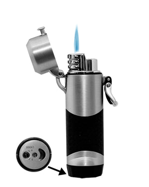 Summit Satin Silver Outdoor Torch