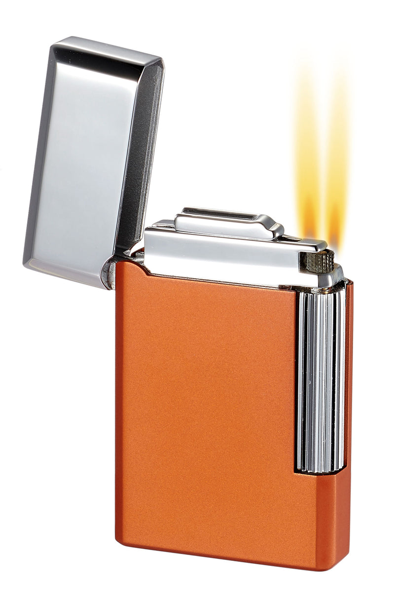 Visol Pyxis Burnt Orange Flint Lighter Lighters Direct