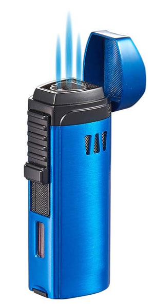 Visol Denali Triple Torch Cigar Lighter - Blue